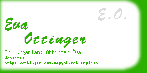 eva ottinger business card
