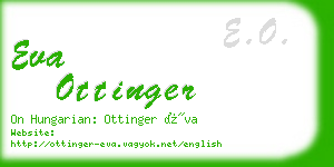 eva ottinger business card